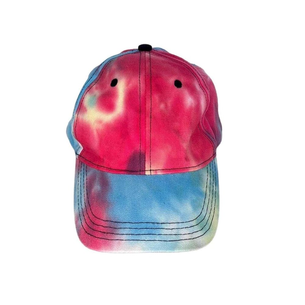 Pugs brand tie dyed Baseball cap hat adjustable closure